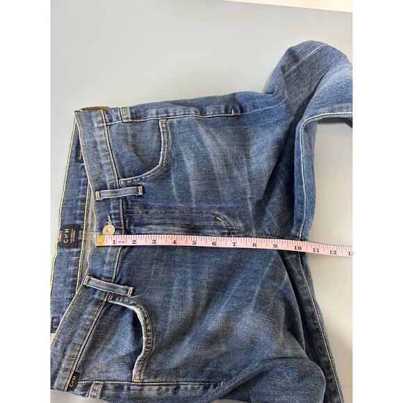 Citizens of Humanity Drew Flounce High Rise jeans size 27 dark wash crop ruffles - Picture 10 of 11